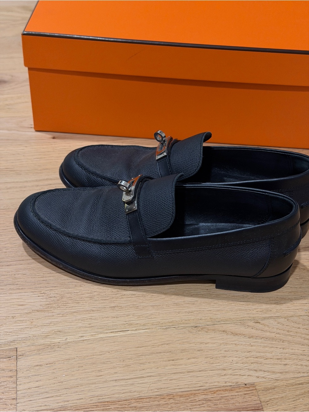 Authentic hermes kelly Loafers women. 38.5
